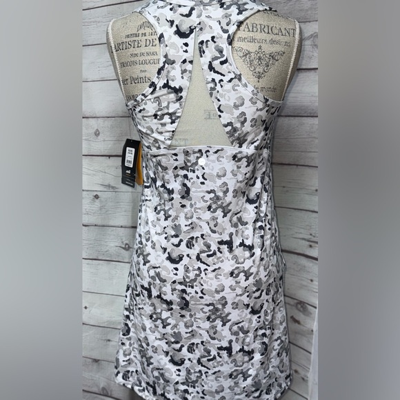 Avia Gray and White Camouflage Activewear Dress - Picture 3 of 6